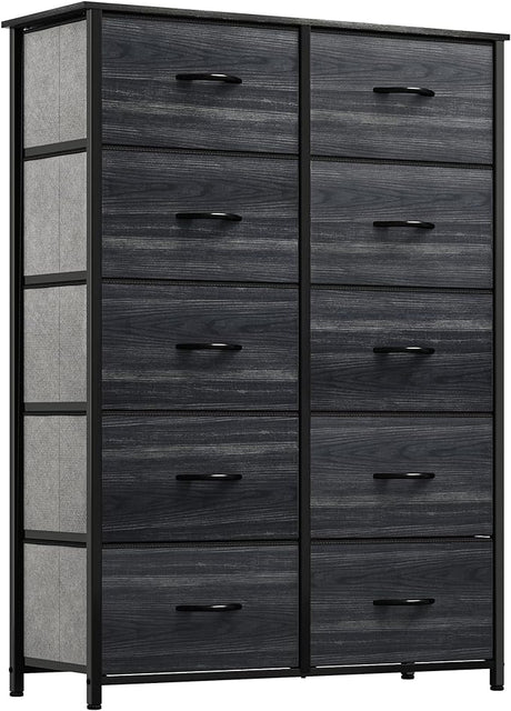 YITAHOME 10 Drawers Dresser, Fabric Dresser for Living Room, Organizer Unit for Bedroom, Living Room, Hallway, Closets