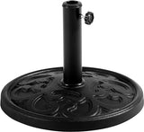 22lbs Heavy Duty Round Antiqued Umbrella Base All Weather Umbrella Stand