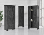 Evolution Farmington 31.5" Wide Storage Cabinet - Rustic Gray