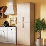 71" Tall Pantry Cabinet, 4 Doors Kitchen Pantry Storage Cabinet