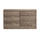 Astrid Simplistic 6-Drawer Dresser for Bedroom, Functional Bedroom Dresser Chest of