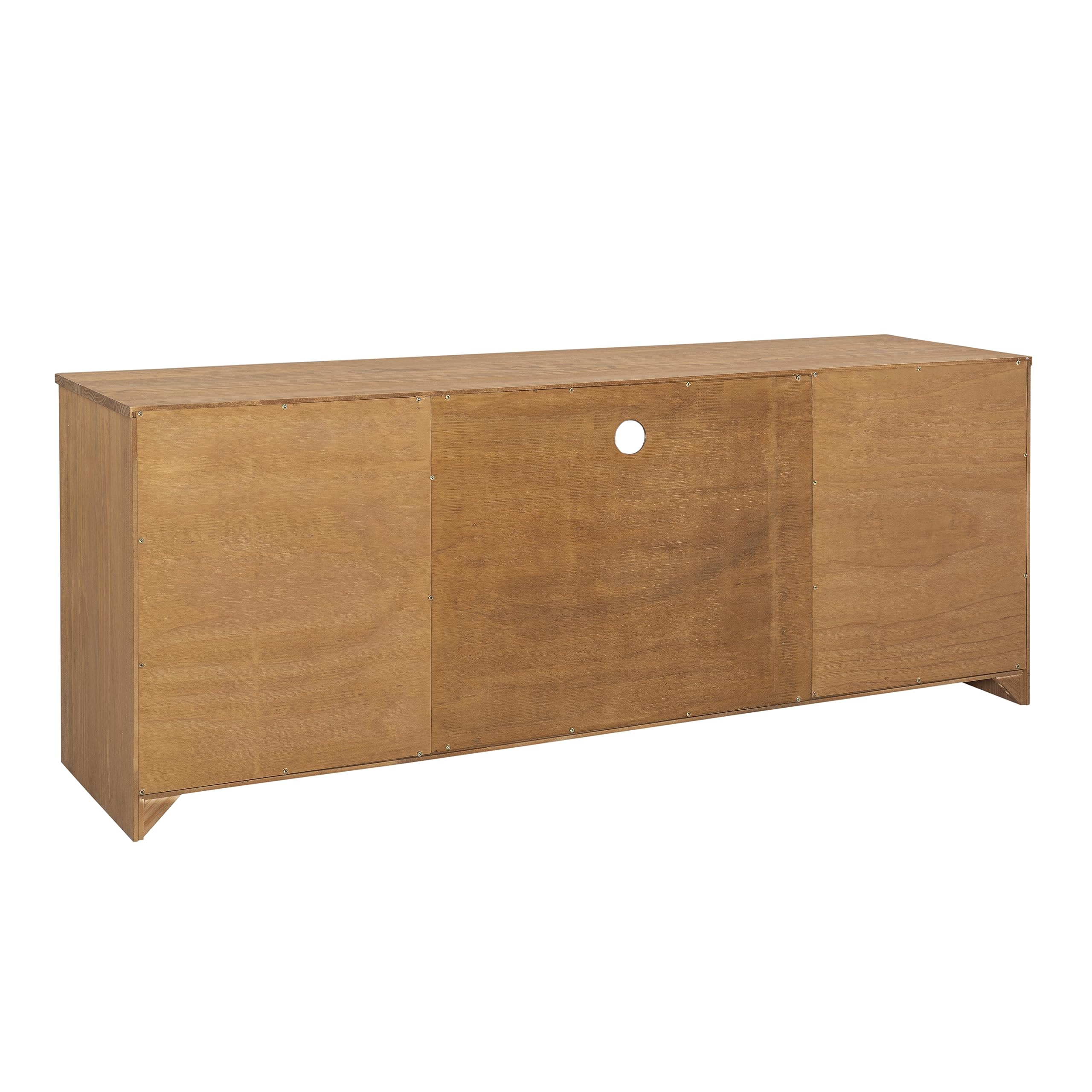 Natural Victor Solid Brazilian Pine Two Door TV Media Stand