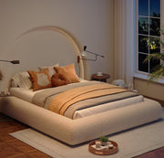 Cloud Queen Bed Frame - Easy Assembly with Rounded Corners