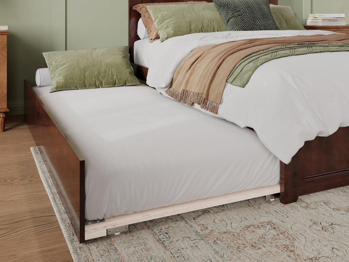 Madison Queen Platform Bed with Matching Footboard and Turbo Charger