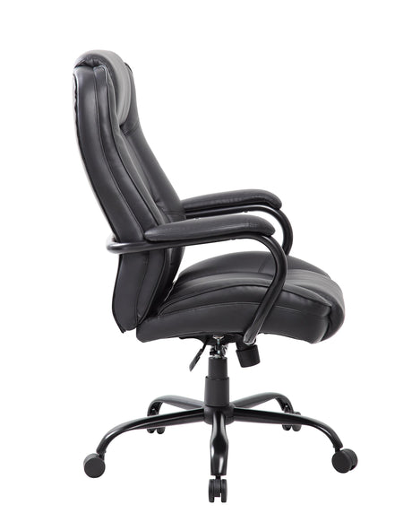 Heavy Duty Executive Chair with 350lbs Weight Capacity in Black