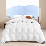 Goose Feather Down Comforter California King -Ultra Soft Hotel Collection Comforter