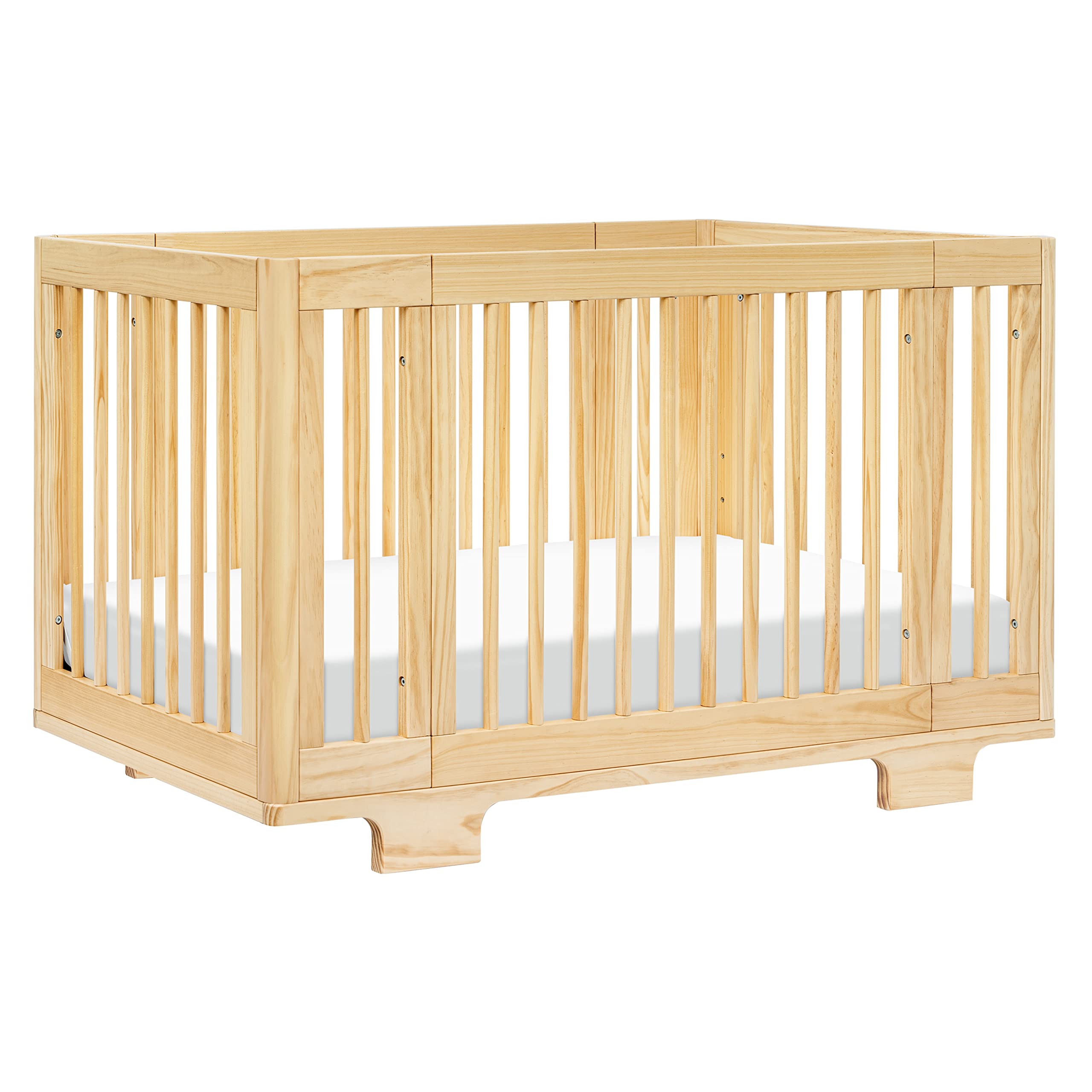 Yuzu Convertible All-Stages Bassinet, Midi, Full-Size Crib in Natural