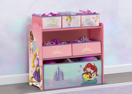 & Store 6 Bin Toy Storage Organizer, Disney Princess