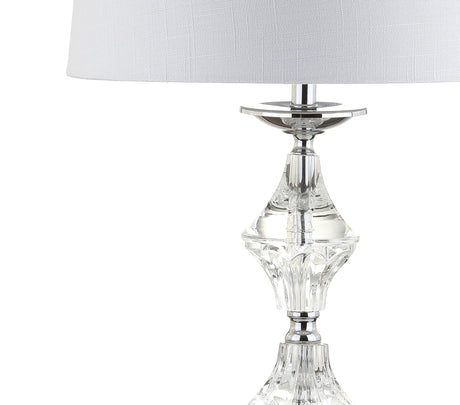 JYL2037A-SET2 Set of 2 Table Lamps Madison 27.5" Crystal LED Table Lamp