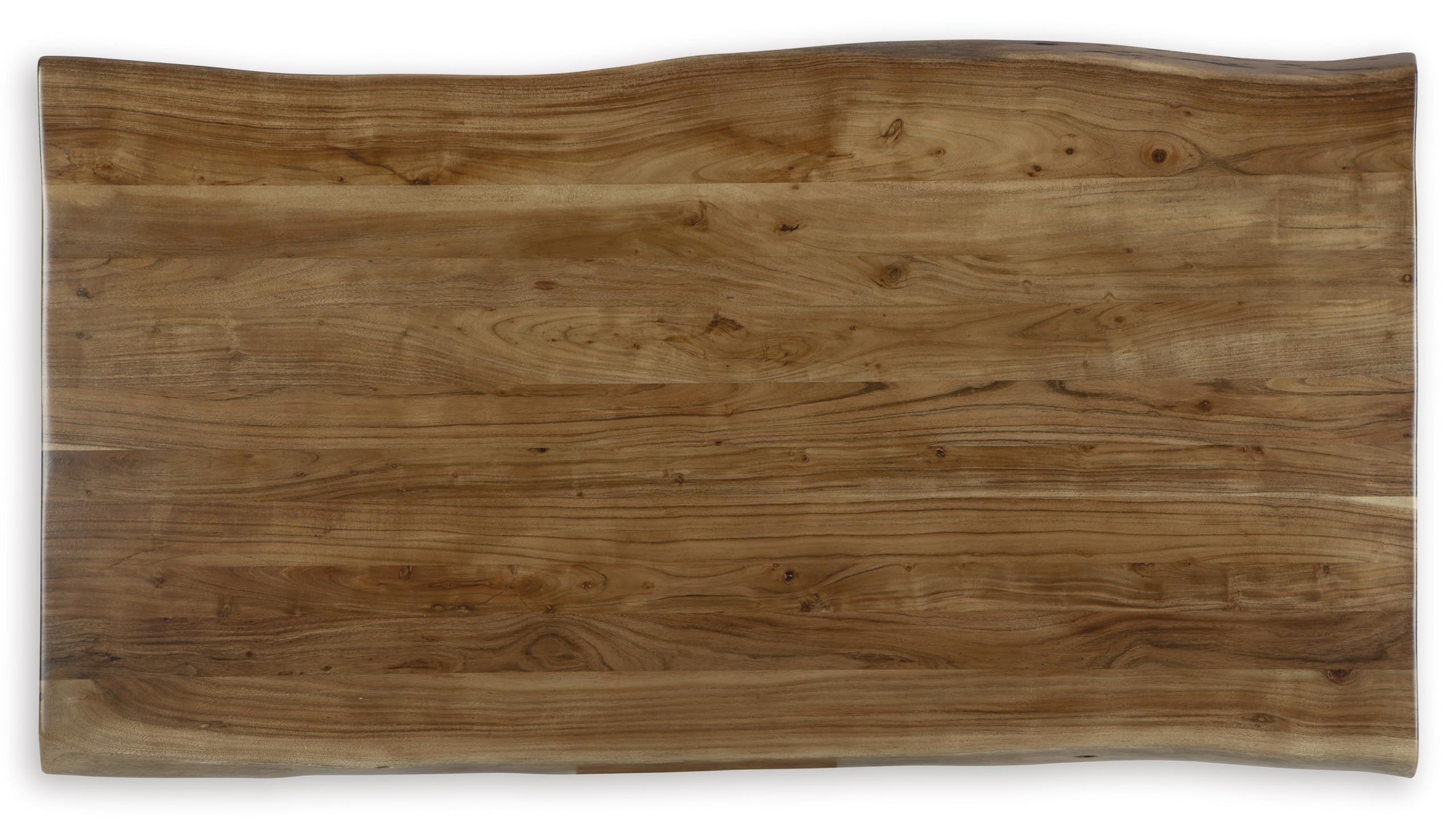 Fortmaine Contemporary Dining Table with Natural Live Edge