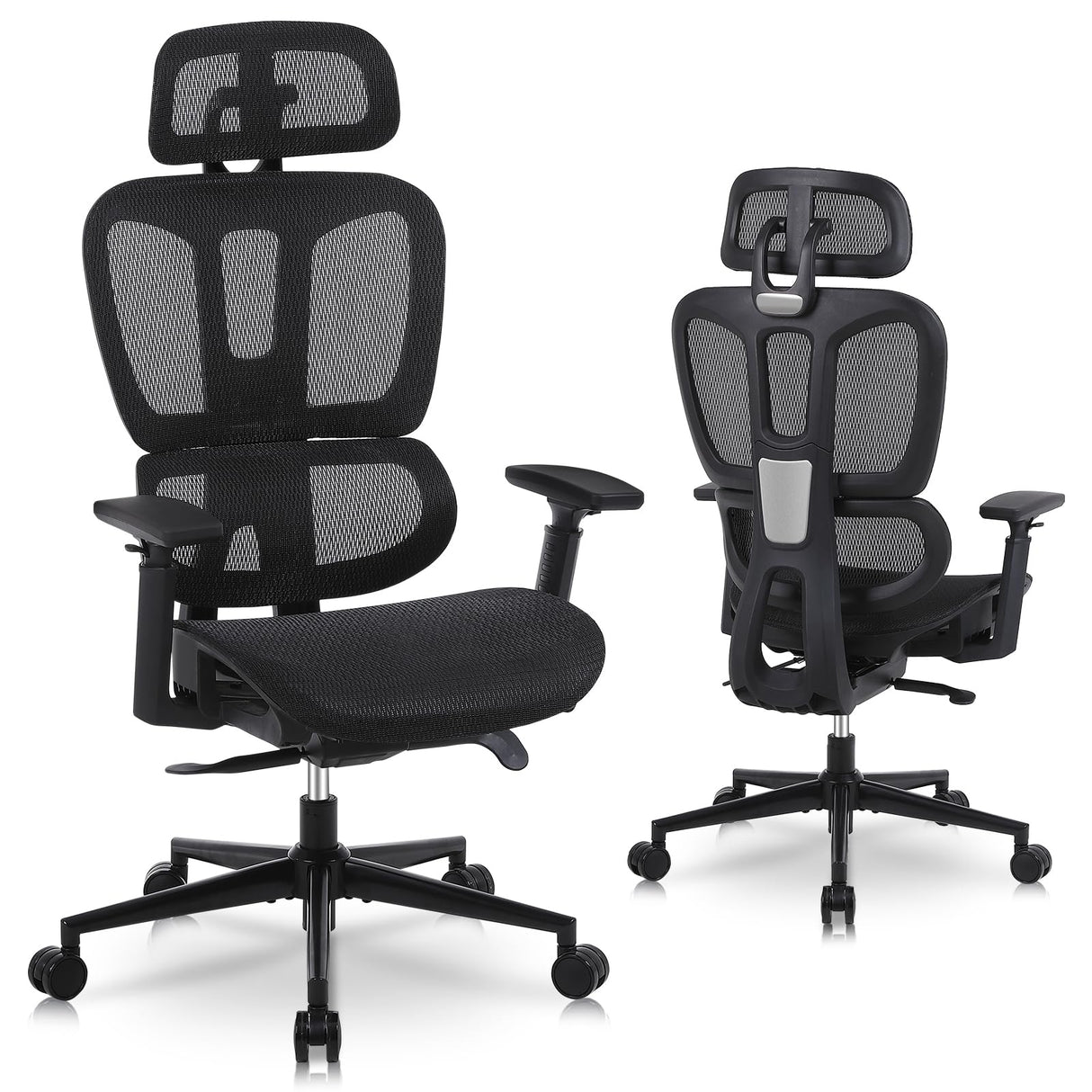 Ergonomic Office Chair with Lumbar Support, High Back Home Office Chairs