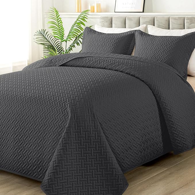 Quilt Set King Size - Soft Lightweight Quilts Summer Quilted Bedspreads