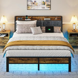 Queen Bed Frame with Headboard