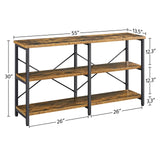 TV Stand for TV up to 65 Inch, 55 Inch Media Console Table with 3-Tier Storage