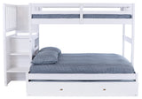 0217TFTRU-22 bunk Bed, Casual White