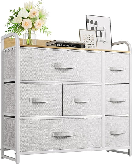 Dresser with 6 Drawers, Organizer Unit for Bedroom, Fabric Dresser Storage Tower