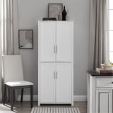 Savannah Tall Pantry, White