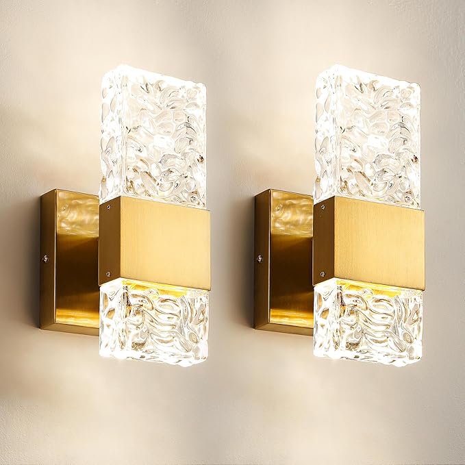 Gold Bathroom Vanity Light Fixtures - Brushed Gold Bathroom Light Fixtures