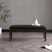 PU Leather Upholstered Entryway Bench Dining Table Benches
