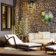 Wicker Chaise Lounge Chair Outdoor Set of 2, 5-Position Adjustable Reclining Pool Lounge Chairs