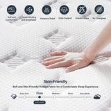 King Size Mattress - Upgrade Strengthen - Firm 14 Inch Hybrid King Mattress in A Box