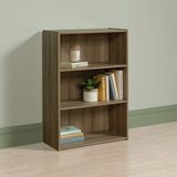 Beginnings 3 Bookcase/Book Shelf, L: 24.57" x W: 11.50" x H: 35.28", Summer Oak