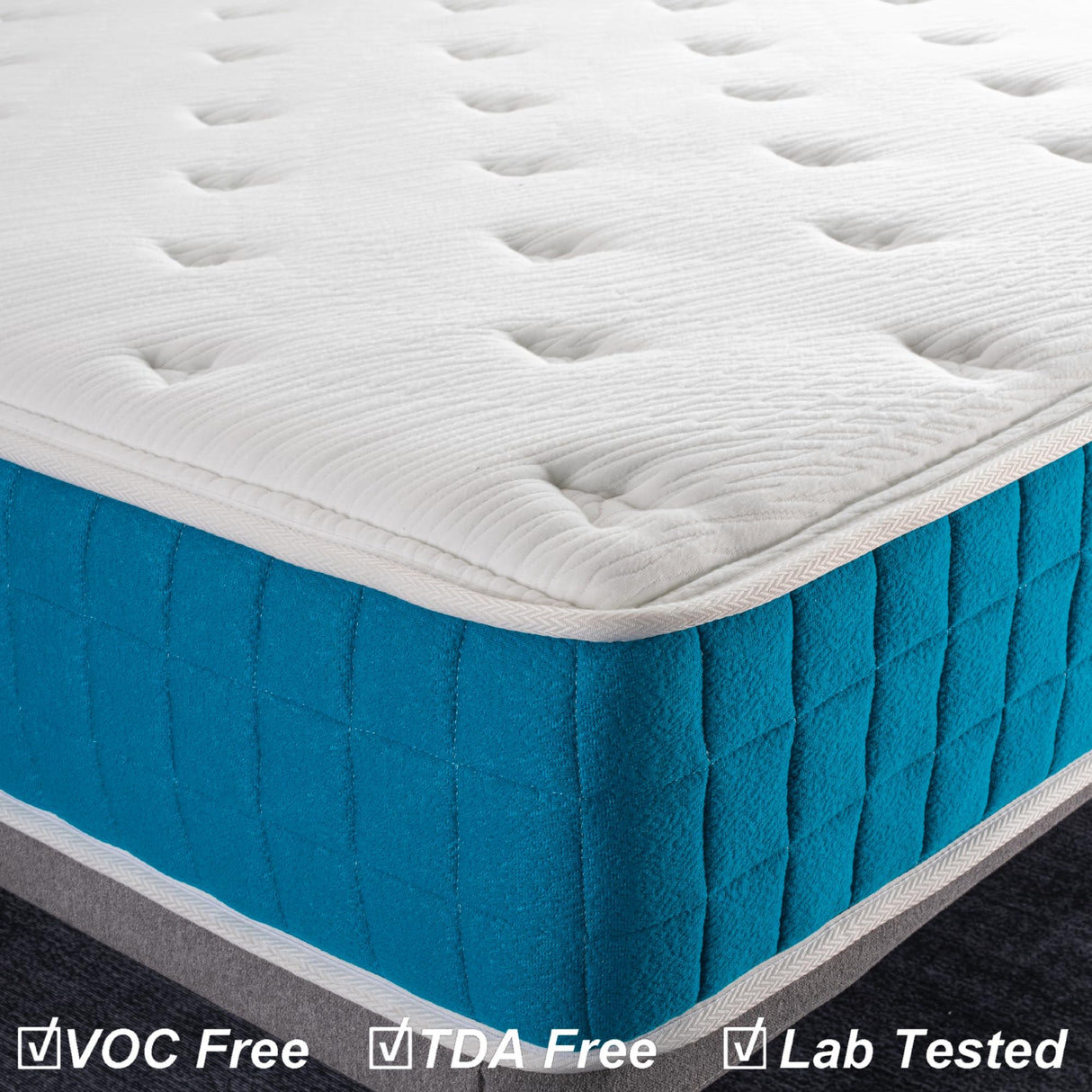 10 Inch King Hybrid Mattress Bed in a Box, Medium Firm Gel Memory Foam Mattress