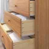 Max & Lily 3 Drawer Dresser, Pecan