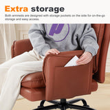 Heavy Duty Big and Tall Executive Office Chair - 400lbs Capacity