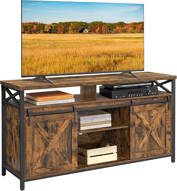 TV Stand for 65 Inch TV, Entertainment Center, TV Table and Console