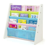 Toy Organizer (16 Bins) and Book Rack Storage Bookshelf (Pastel Collection)