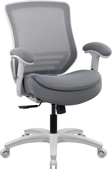 Ergonomic Mesh Computer Desk Office Chair with Super Soft Adjustable Arms