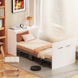 net Bed, 2 in 1 Cabinet Murphy Bed, Hide a Bed Cabinet, Folding Bed Cabinet, Pull Out Bed