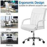 Executive Office Desk Chair Adjustable Ergonomic Chair Swivel Rolling Desk Chair