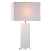 JYL2009A Tiggie 27" Alabaster LED Table Lamp Modern Contemporary Glam Bedside