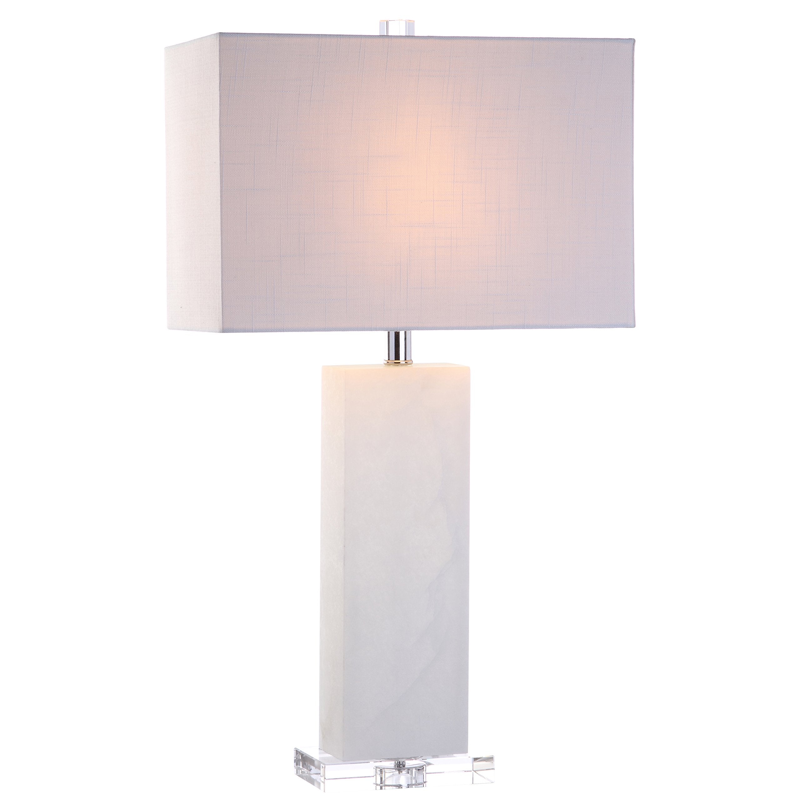 JYL2009A Tiggie 27" Alabaster LED Table Lamp Modern Contemporary Glam Bedside