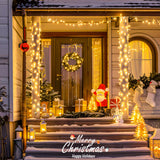 400 LED Christmas Lights Outdoor Waterproof, 132ft Warm White Christmas Lights Plug