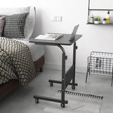 23.6 inch Adjustable Mobile Bed Table Portable Laptop Computer Stand Desks