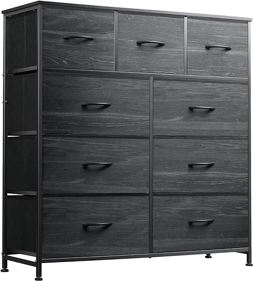 9-Drawer Dresser, Fabric Storage Tower for Bedroom, Hallway, Entryway, Closet, Tall