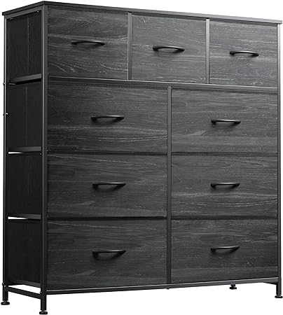 9-Drawer Dresser, Fabric Storage Tower for Bedroom, Hallway, Entryway