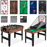 13-in-1 Combo Game Table Set for Home, Game Room, Friends & Family w/Ping Pong