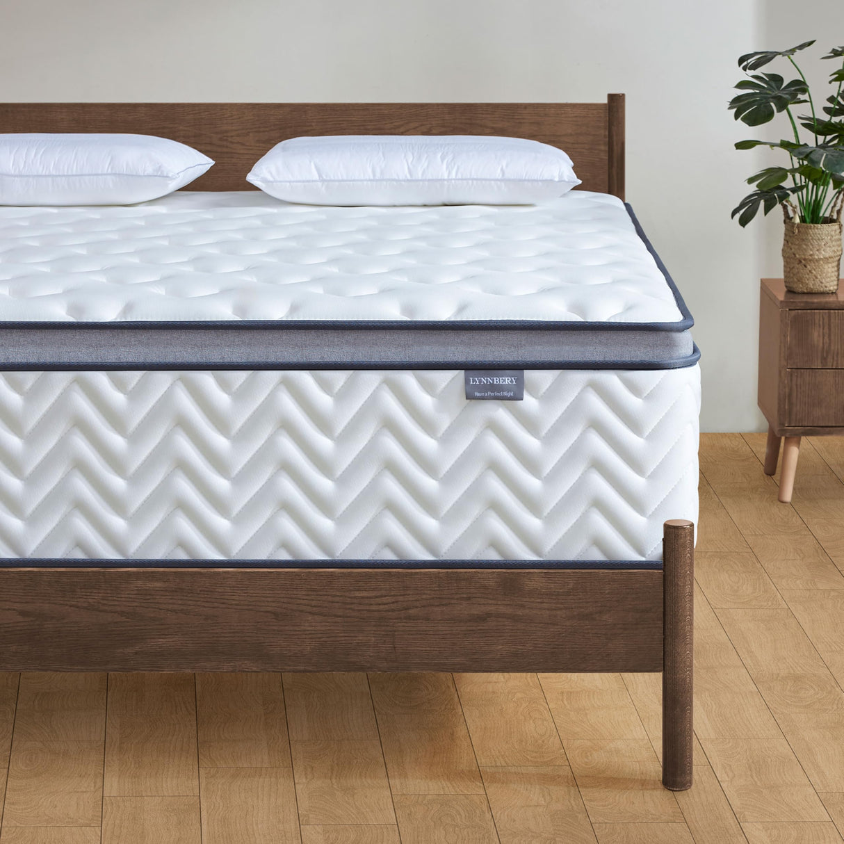 Queen Size Mattress, 12 Inch Hybrid Mattress with Memory Foam