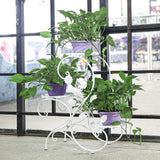 3 Tier Tall Plant Stand Outdoor Flower Stand Flower Pot Holder Display for