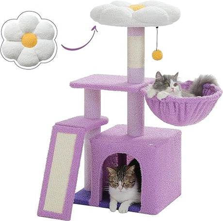 PETEPELA Cat Tree for Small Indoor Cats