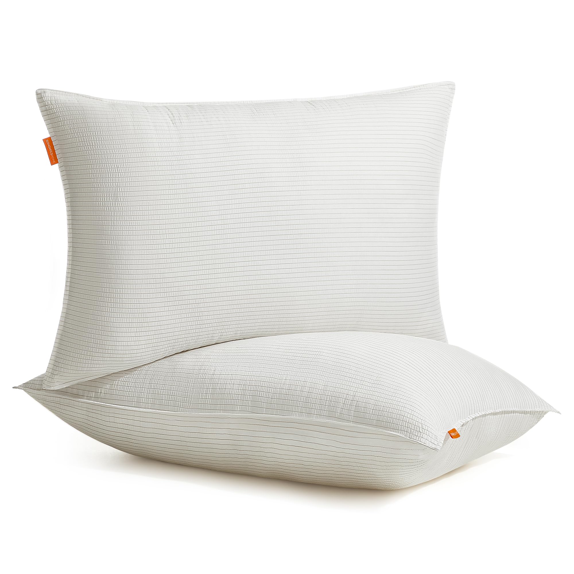Bed Pillows Queen Size Set of 2, Down Alternative Hotel Pillow