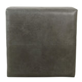 Home Decor |K2380-E903| Luxury Large Faux Leather Square Storage Ottoman