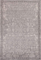 Portland Collection Area Rug - Albany (6' 1" x 9' Rectangle, Gray/ Ivory)