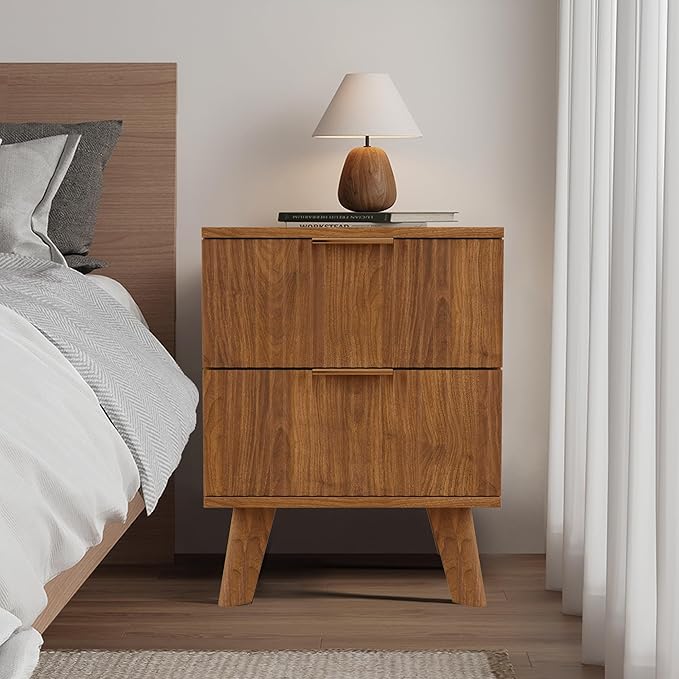 Dresser Cabinet, Long Nightstand with Drawers and Storage Cabinet, Farmhouse Solid