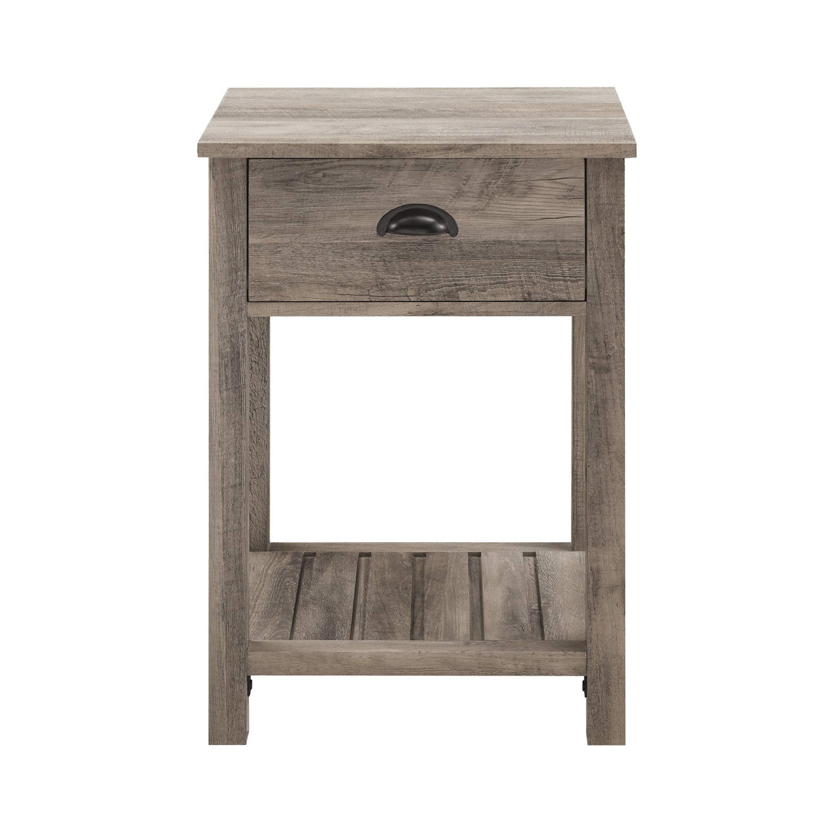 Farmhouse Square Side Accent Table Set-Living-Room Storage End Table