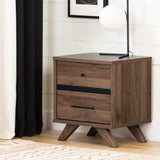 Flam 2-Drawer Nightstand-End Table